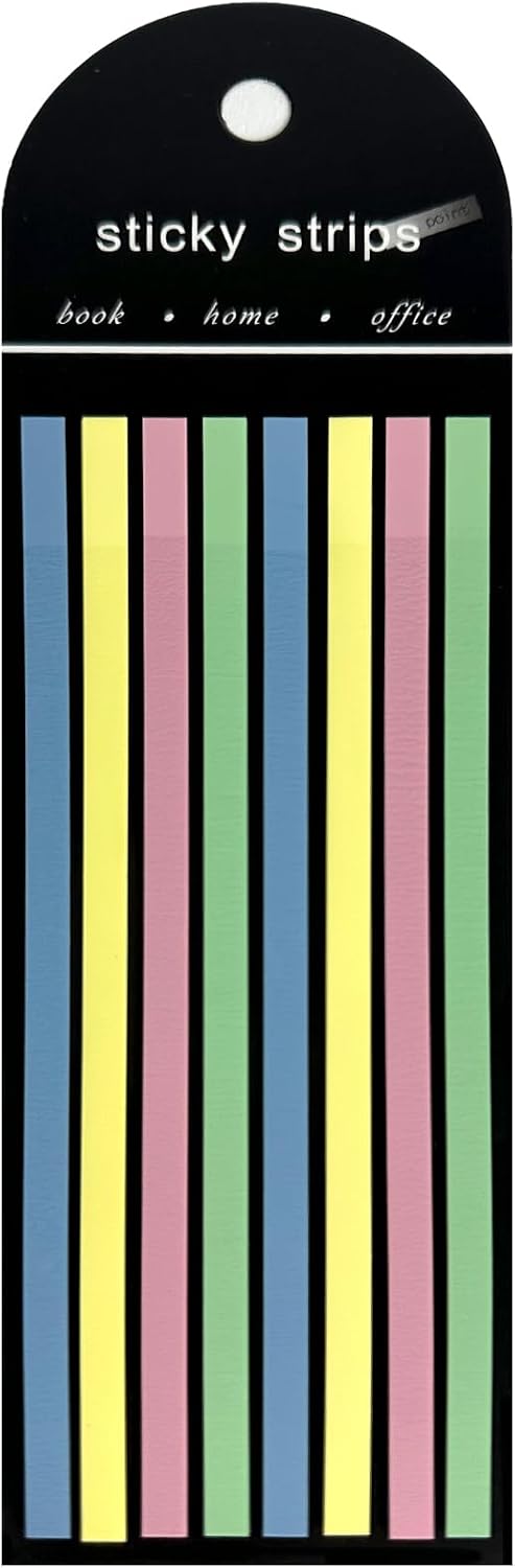 Pastel highlighter sticky strips