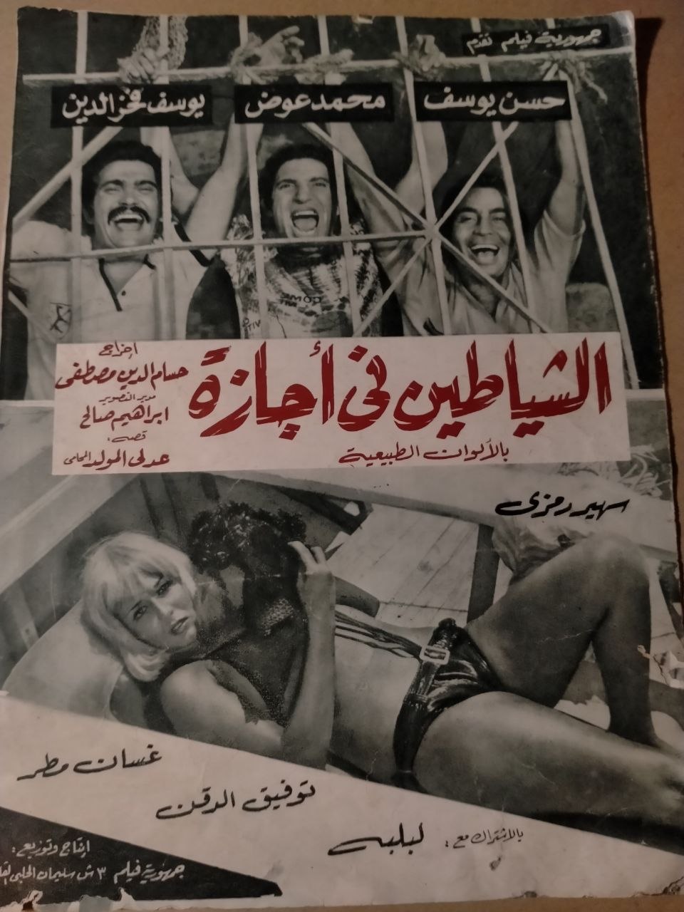 بروشور فيلم الشياطين في اجازة