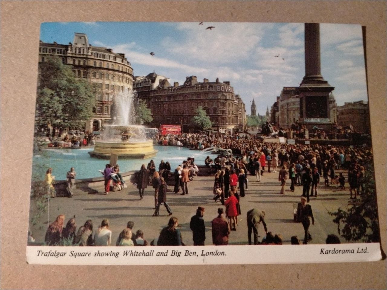Post Card , Trafalgar Square , London