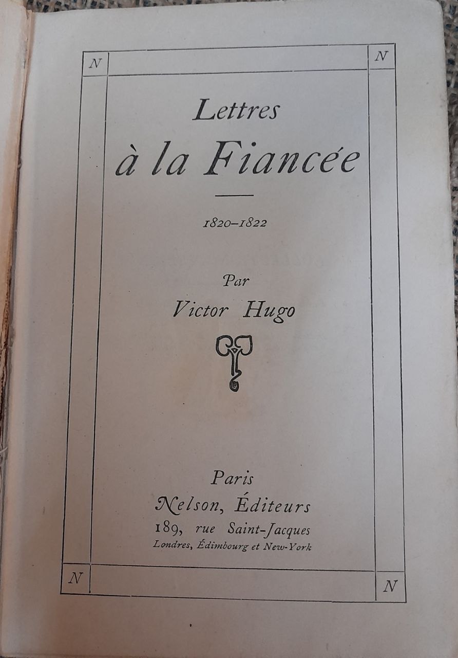 Lettres à la fiancée
