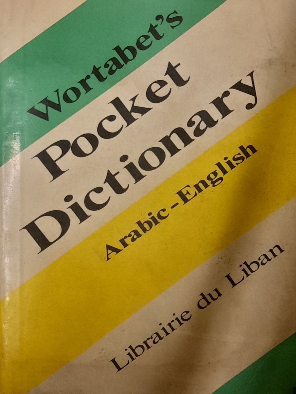 Pocket dictionary Arabic - English