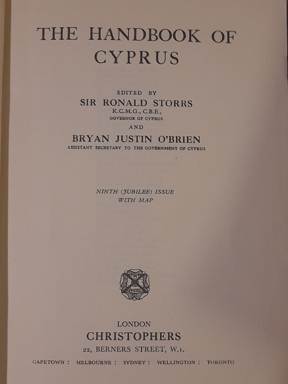The Handbook Of Cyprus