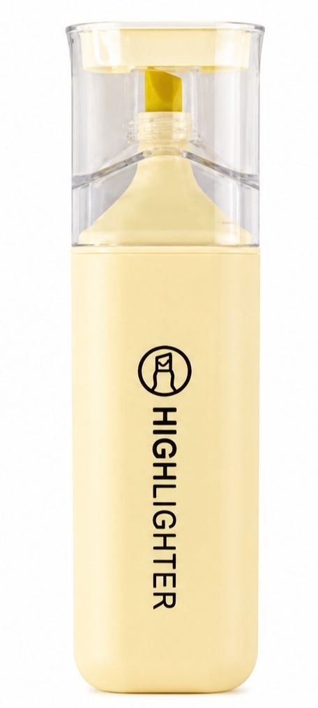Fluorescent Pastel Yellow Highlighter