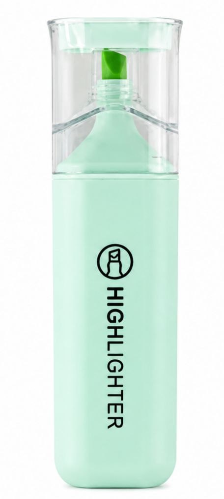 Fluorescent Pastel Green Highlighter