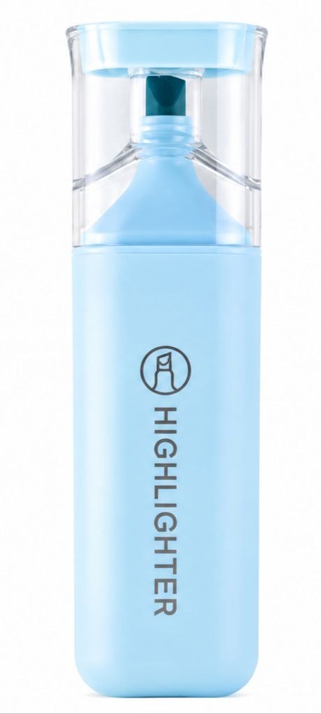 Fluorescent Pastel Blue Highlighter