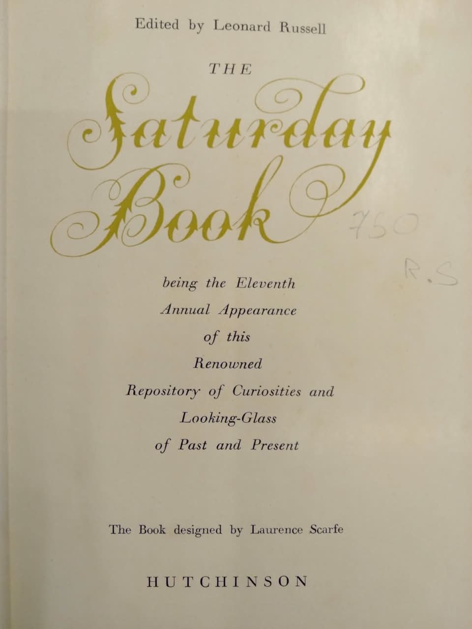 The Saturday Book