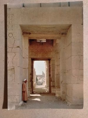 post card , معبد الكرنك