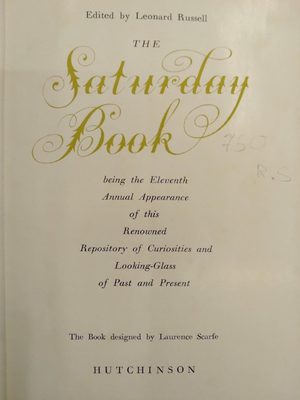 The Saturday Book